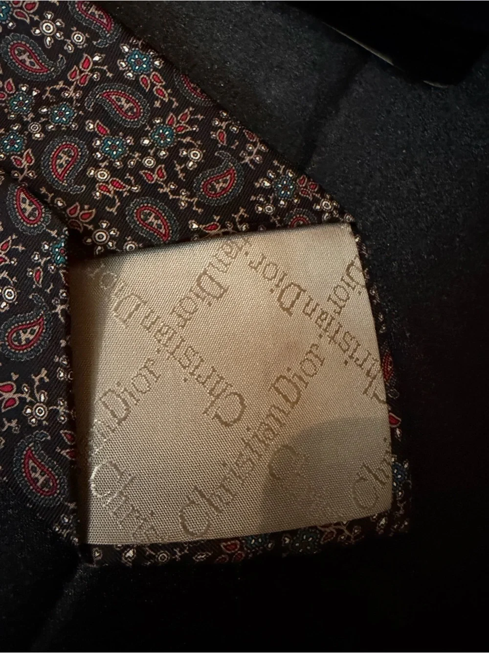 Dior silk paisley